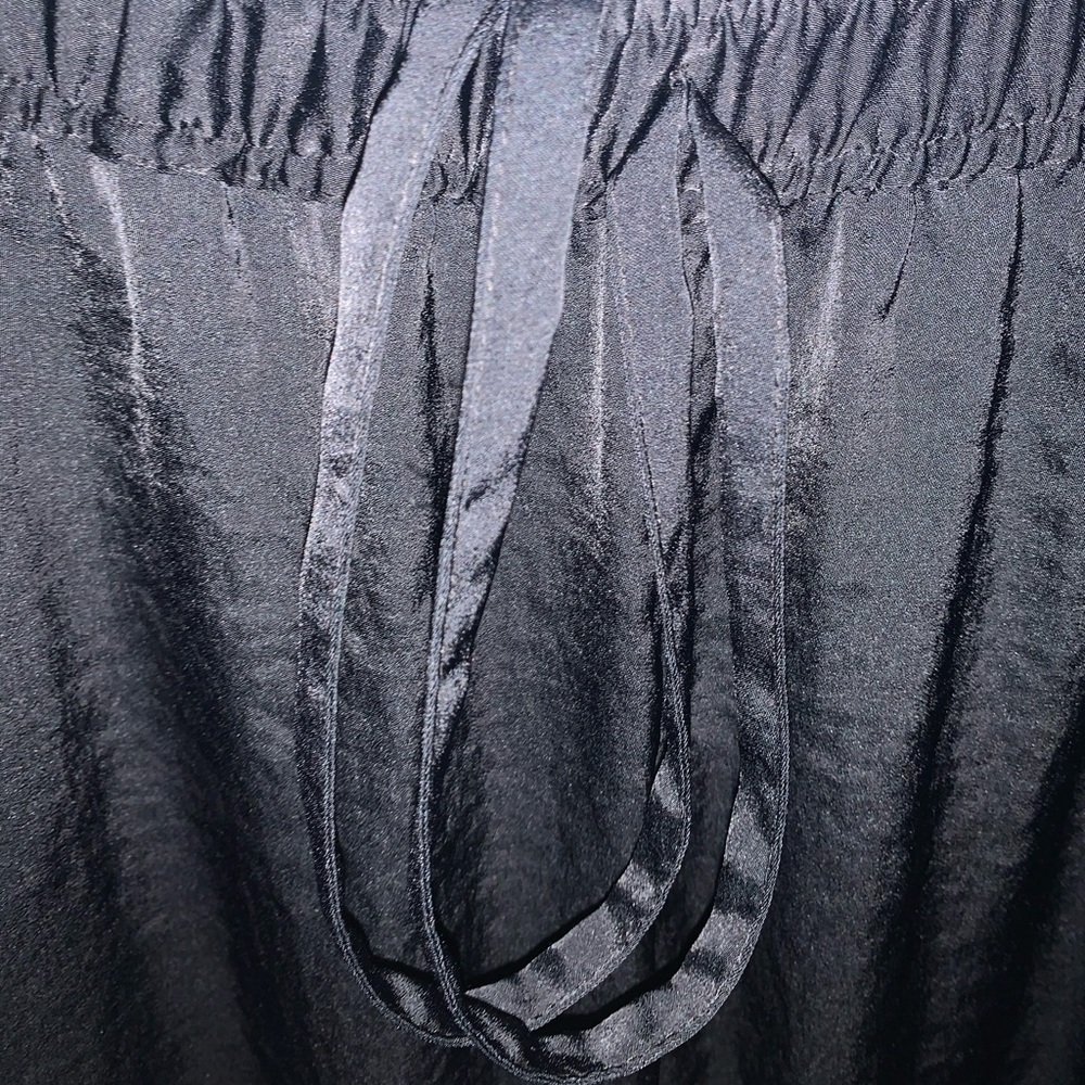 Princess Vera Wang Silk Jogger Pants Black Size XS - Picture 4 of 8